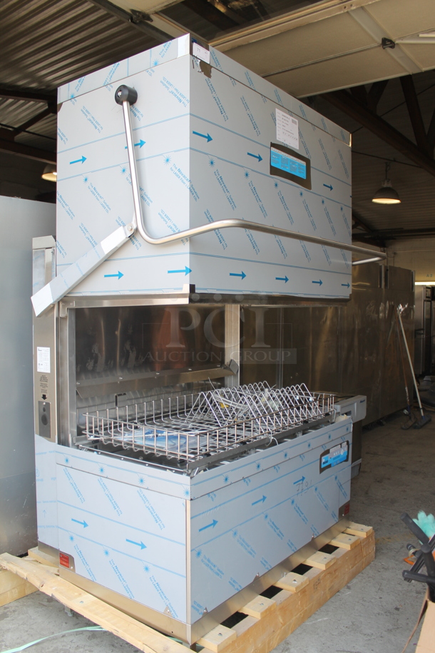 BRAND NEW! Meiko DV270.2 Stainless Steel Commercial High Temperature Hi Temp Pot and Pan Washer w/ Built In Booster. 460 Volts, 3 Phase. Stock Picture Used As Gallery Picture - Image 12 of 12