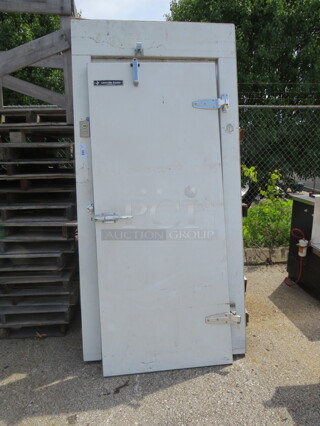 One Louisville Cooler Walkin Cooler Door And Frame. 