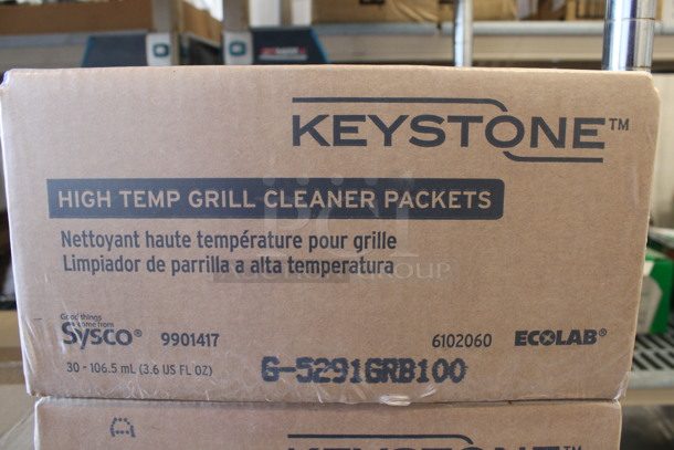 3 BRAND NEW! Boxes of Keystone High Temp Grill Cleaner Packets. 30 Packets In Each Box. 3 Times Your Bid! - Image 2 of 3