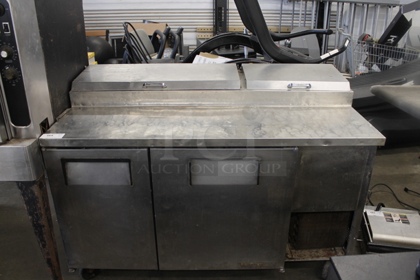 True TPP-60 Stainless Steel Commercial Pizza Prep Table. 115 Volts, 1 Phase. Tested and Powers On But Does Not Get Cold - Image 1 of 8