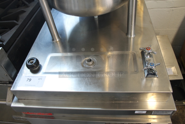 Market Forge M24G200A Stainless Steel Commercial Floor Style Natural Gas Powered Tilting Kettle. 200,000 BTU. - Image 3 of 10