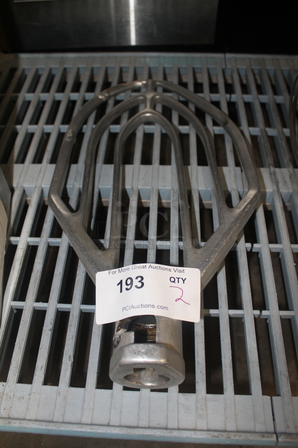 2 Hobart Metal 40 Quart Attachments for Mixer; Whisk and Paddle. 2 Times Your Bid! - Image 2 of 5