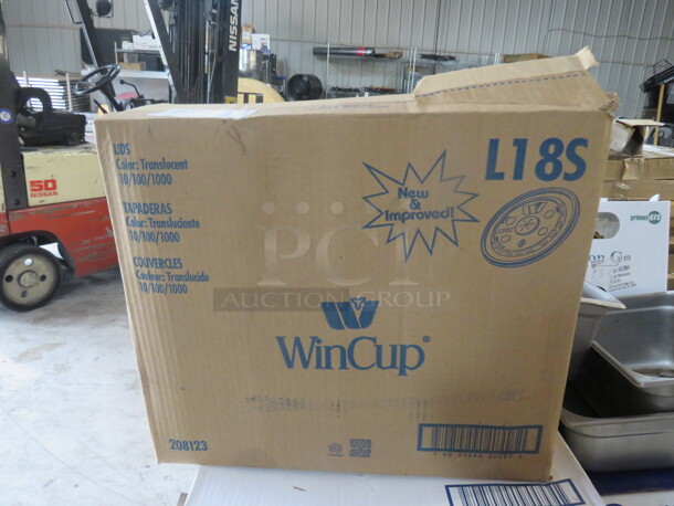 One Case Of Wincup Lids. #L18S. - Image 1 of 2