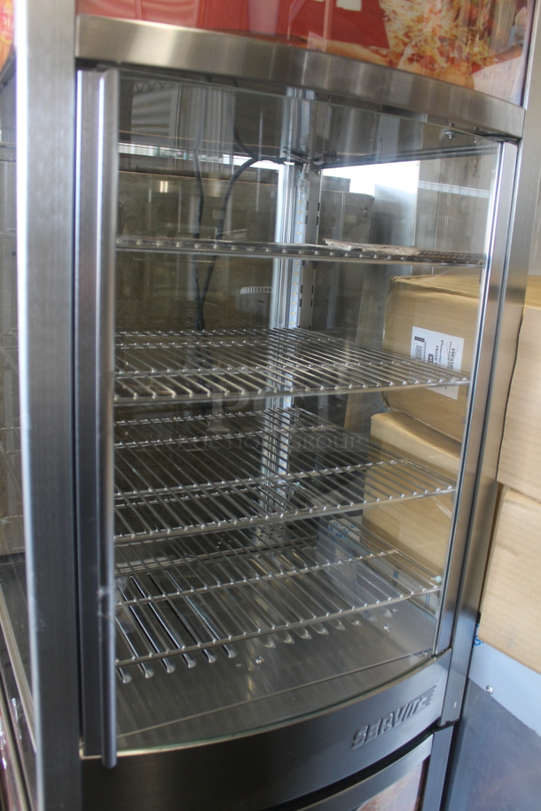 LIKE NEW! ServIt 423PDW12D1S Stainless Steel Commercial Countertop Full-Service Countertop Display Warmer with 4 Shelves. Unit Has Only Been Used a Few Times! Tested and Working! - Image 4 of 9