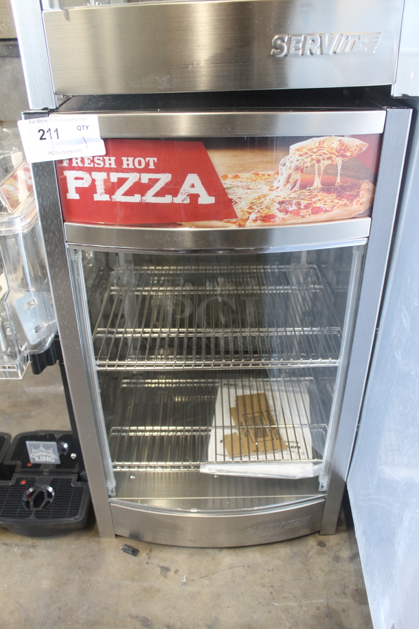 LIKE NEW! ServIt 423PDW12D1S Stainless Steel Commercial Countertop Full-Service Countertop Display Warmer with 4 Shelves. Unit Has Only Been Used a Few Times! Tested and Working! - Image 1 of 9