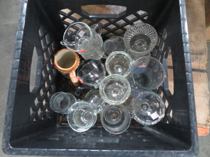 One Lot Of Misc Glasses.