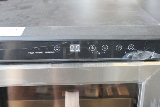 BRAND NEW SCRATCH AND DENT! Whynter BWR-33SD 33 Bottle 15" Built In Stainless Wine Refrigerator Cooler Merchandiser. 115 Volts, 1 Phase. Tested and Working! - Image 3 of 4
