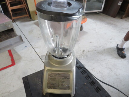 One Oster Blender.