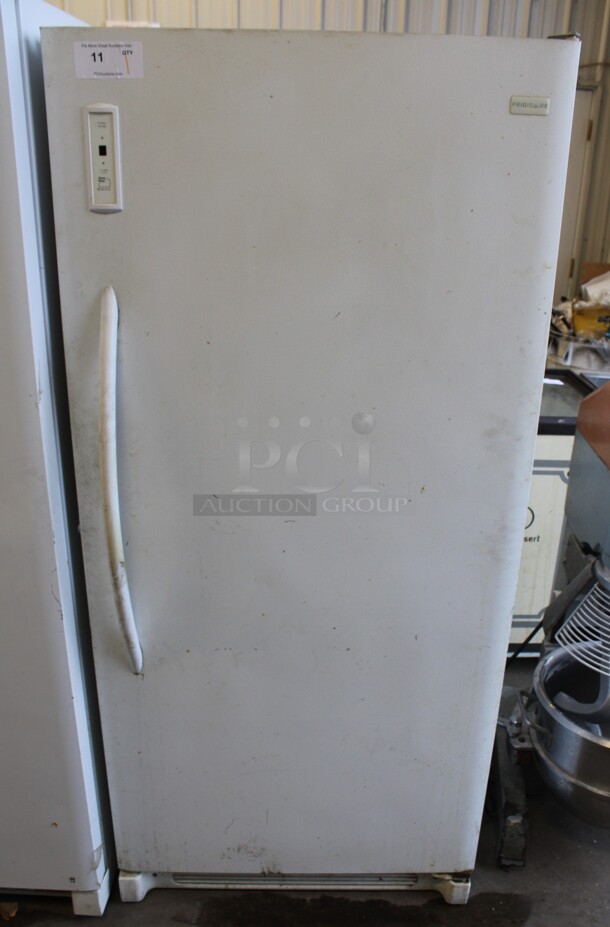 Frigidaire Model FFU21F5HWV Single Door Reach In Freezer. 115 Volts, 1 Phase. 32x31x71. Tested and Working!