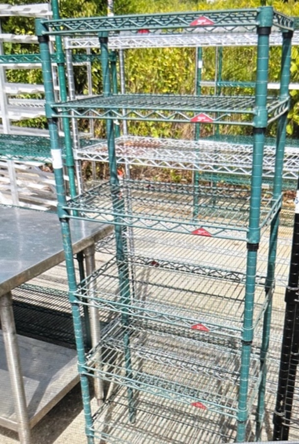 One Metro Shelf With 6 Shelves. 24X14X63 - Image 1 of 1