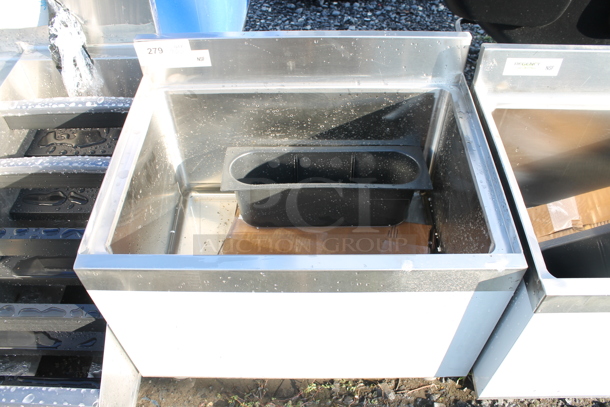 BRAND NEW SCRATCH AND DENT! Stainless Steel Commercial Ice Bin. No Legs. - Image 1 of 2