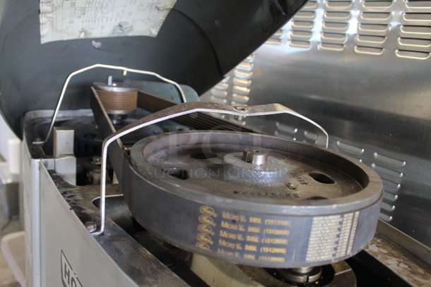 Hobart HL662 Commercial Stainless Steel Electric 60 Quart Mixer With Stainless Steel Bowl, Bowl Guard, Whisk And Paddle. 200-240V, 1/3 Phase.  - Image 7 of 9