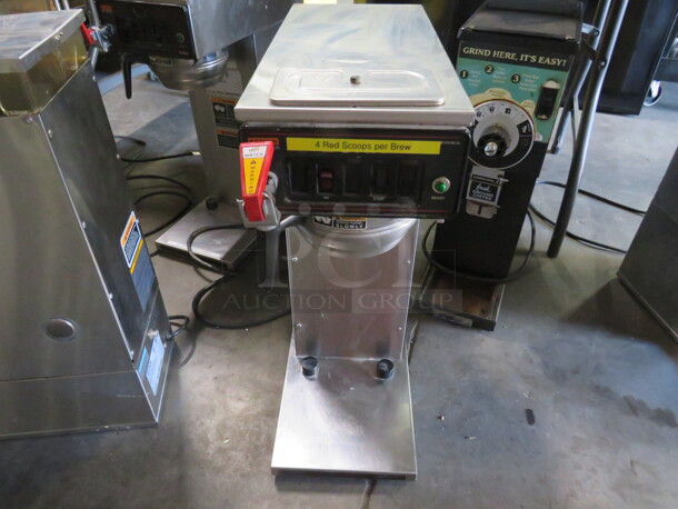 One Bunn Coffee Brewer With Filter Basket. 120 Volt. Model# CWTF-APS-DV. 8.5X22X24 - Image 1 of 2