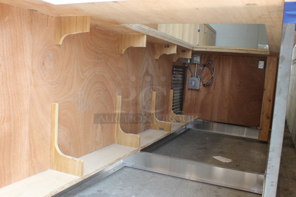 BRAND NEW! Custom Cabinet With Cutout - Image 4 of 4