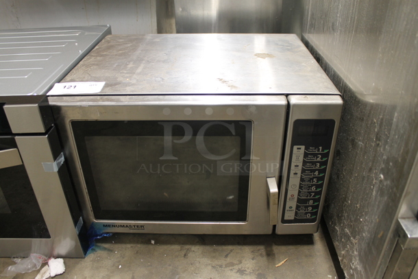 2016 Menumaster RFS12TSW Stainless Steel Commercial Countertop Microwave Oven. 120 Volts, 1 Phase. - Image 1 of 4