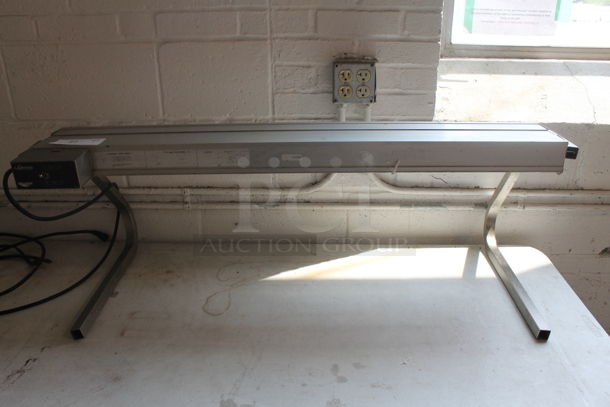 Vollrath Cayenne Commercial Stainless Steel Electric Radiant Strip Heater On Stand. 120V. Tested and Working! - Image 1 of 6