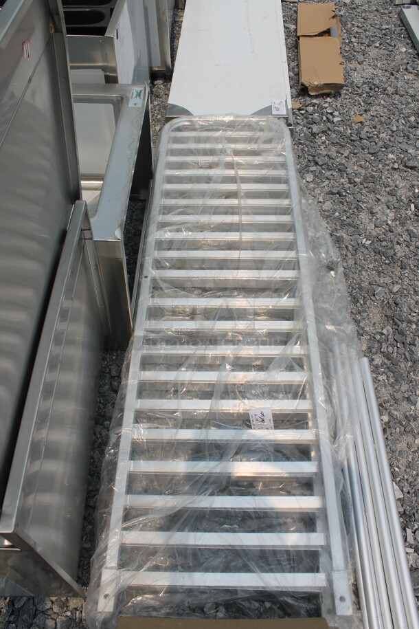 BRAND NEW SCRATCH AND DENT! Regency 109APR1826L Commercial Stainless Steel Unassembled Sheet Pan Rack. - Image 5 of 7