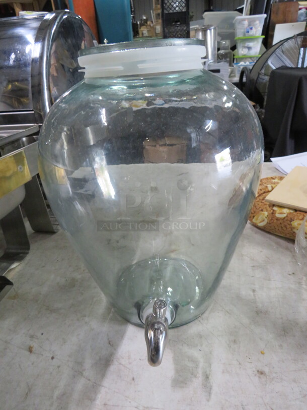 One Glass Beverage Dispenser. - Image 1 of 1