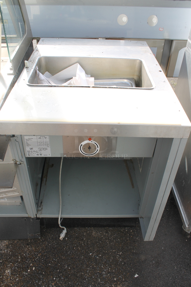 Duke Stainless Steel Commercial Subway Sandwich Make Line Prep Table w/ Soup Warmer Section. - Image 3 of 8