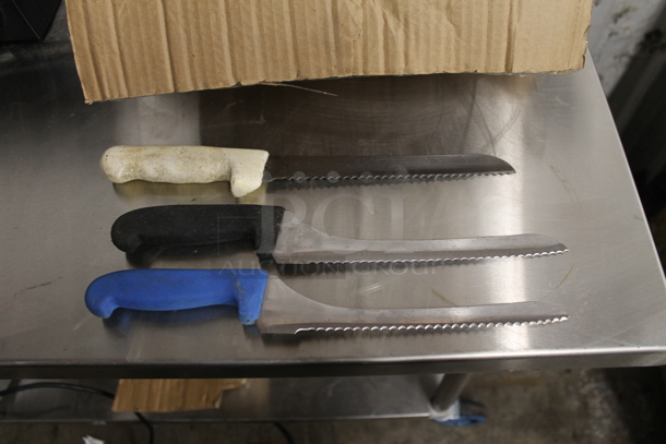 65 SHARPENED Stainless Steel Serrated Knives. 65 Times Your Bid! - Image 2 of 2