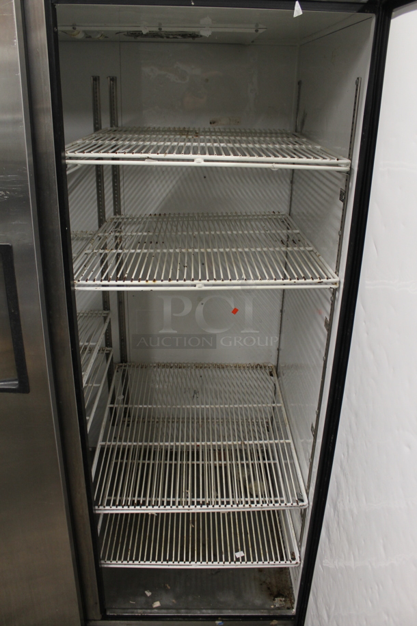 2015 True TG2R-2S Stainless Steel Commercial 2 Door Reach In Cooler w/ Poly Coated Racks on Commercial Casters. 115 Volts, 1 Phase. Tested and Working! - Image 7 of 7