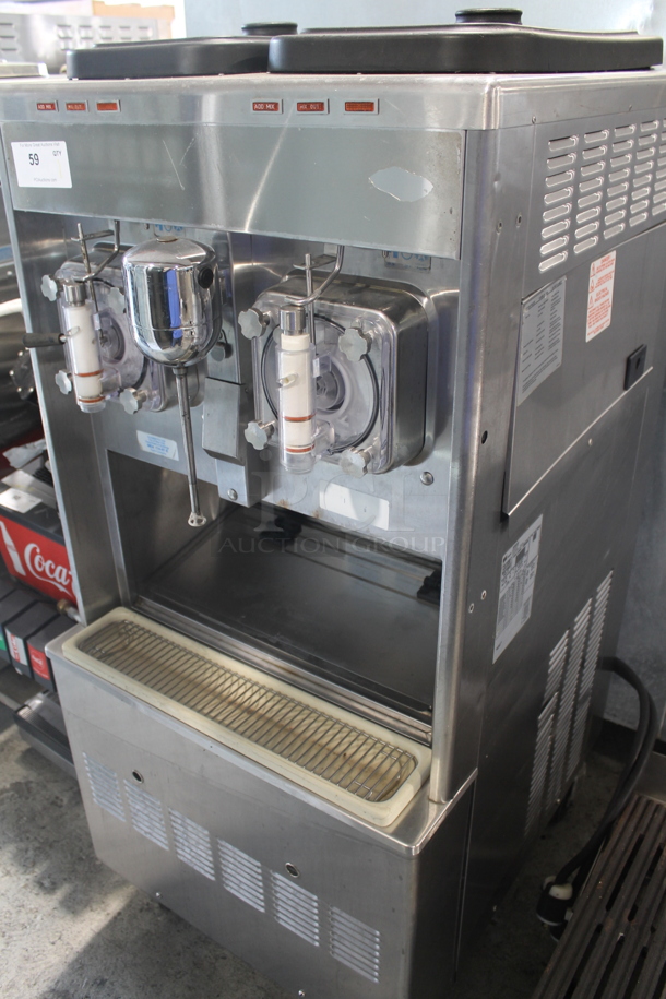 Taylor 342D-27 Commercial Stainless Steel Electric Frozen Beverage Machine With 2 Hoppers. 208-230V, 1 Phase.