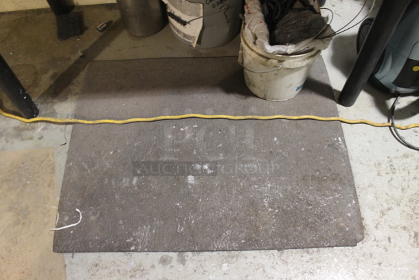 Black Table w/ Contents and Buckets Underneath. BUYER MUST REMOVE. - Image 6 of 6