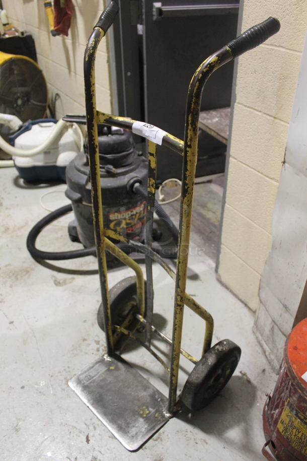 Yellow Metal Furniture Dolly. - Image 3 of 3