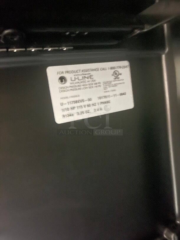 U-line 1175BEVS00 1000 Series
24 inch  Beverage Center with Dual Cooling Zones, 2 Beech-Trimmed Wine Racks, 2 Glass Shelves, Touch Pad Digital Controls and Glass Door 115 Volt NSF Tesed and Not getting Cold! - Image 8 of 8