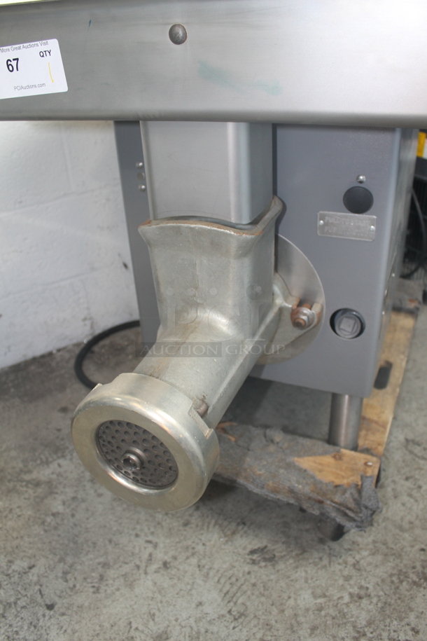 Hobart 4732 Commercial Stainless Steel Electric Countertop Meat Grinder. 200V, 3 Phase. - Image 4 of 8