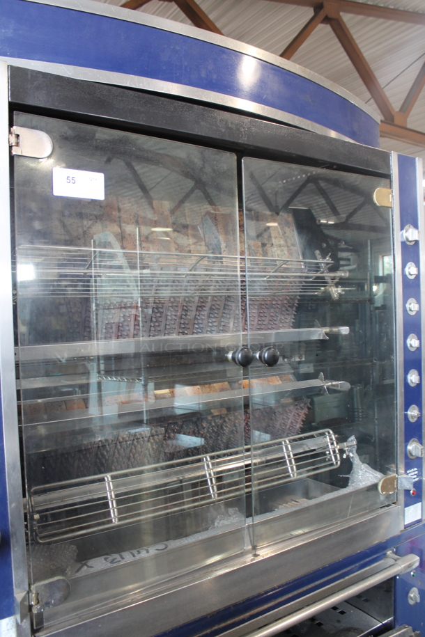 Rotisol Stainless Steel Commercial Floor Style Natural Gas Powered Rotisserie Oven. - Image 4 of 12