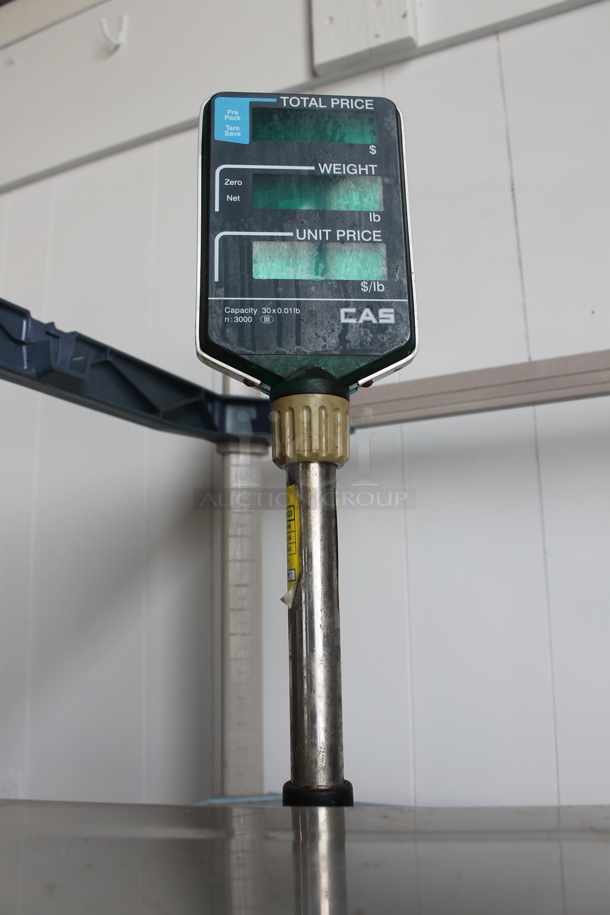 CAS AP-1 Metal Countertop 30 Pound Capacity Food Portioning Scale. 120 Volts, 1 Phase. Tested and Working! - Image 3 of 8