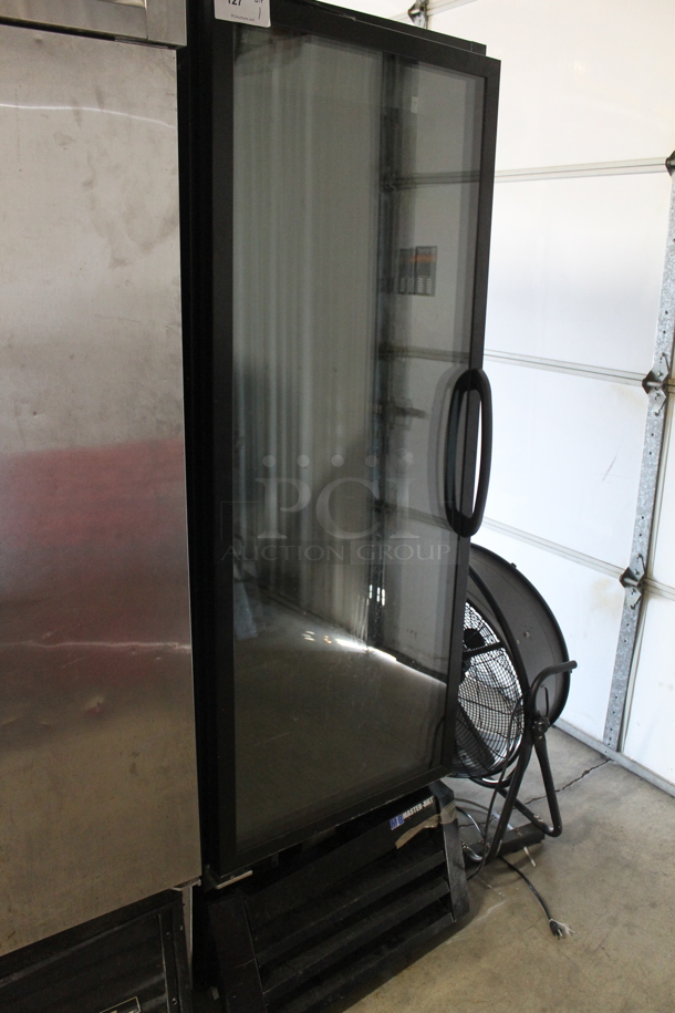 Master Bilt IM-23-HGP Black Single Door Ice Merchandiser Freezer. 115V, 1 Phase. Cannot Test Due To Missing Power Cord - Image 2 of 6