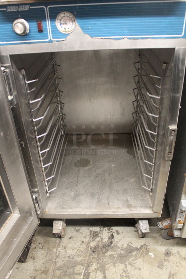 Alto Shaam Commercial Stainless Steel Double Deck Halo Heat Holding Cabinet With Pan Racks On Commercial Casters. 250 Volts - Image 5 of 6
