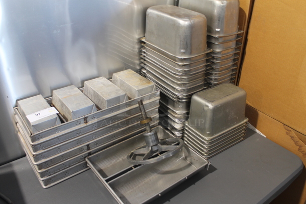 ALL ONE MONEY! Lot of 50 Steel Drop in Trays and Pans, AND MORE!  - Image 2 of 2
