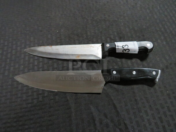Assorted Chef Knives. 2XBID - Image 1 of 1
