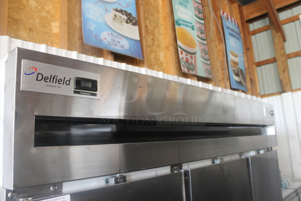 2015 Delfield 6176XL-S Stainless Steel Commercial 3 Door Reach In Freezer. 115/208-230 Volts, 1 Phase.  - Image 4 of 11