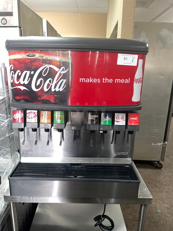 Clean! Lancer IBD 4500 8 Flavors Commercial Soda Dispenser NSF 115 Volt Tested and Working! - Image 4 of 8