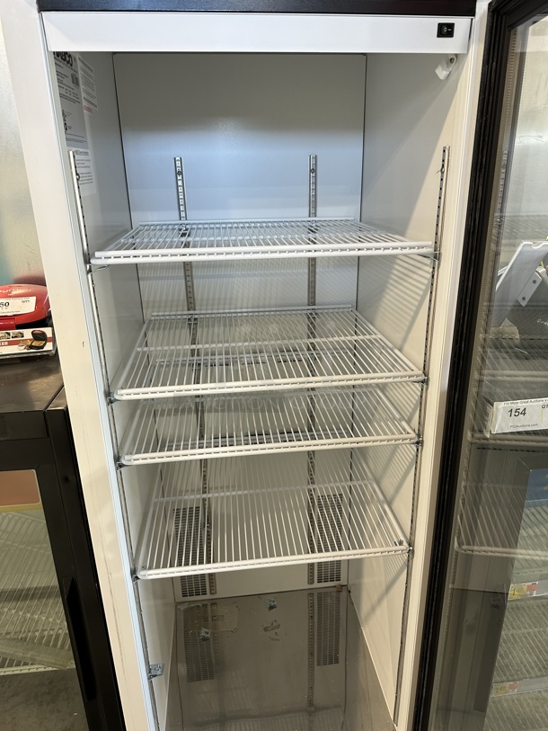 2019 Habco SE18 Metal Commercial Single Door Reach In Cooler Merchandiser w/ Poly Coated Racks. 115 Volts, 1 Phase. Tested and Working! - Image 7 of 7