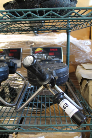 RT-P Metal Commercial Countertop Waffle Maker. 120 Volts, 1 Phase. Tested and Working!