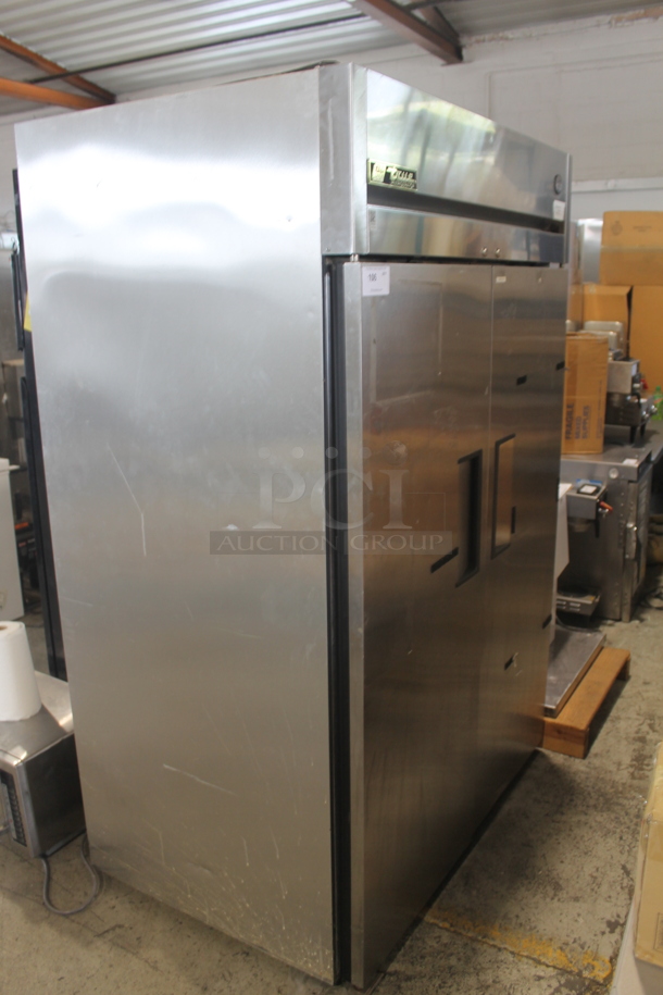 2011 True TG2R-2S Commercial Stainless Steel Two Door Reach In Cooler With Polycoated Shelves. 115V, 1 Phase. Tested and Working! - Image 2 of 6