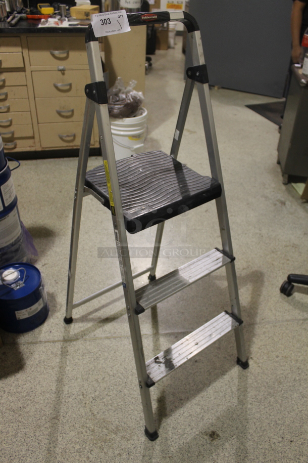 Rubbermaid Metal A Frame Ladder. - Image 2 of 4