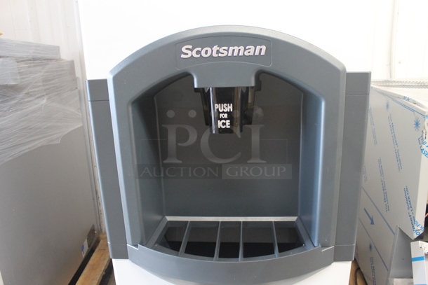 BRAND NEW SCRATCH AND DENT! 2023 Scotsman MC0322MA-1A Prodigy Elite Series Stainless Steel Commercial Medium Cube Ice Machine with Dispense. 356 lb. 115 Volts, 1 Phase. - Image 4 of 12