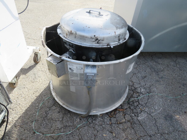 One Stainless Steel 10 Foot Hood System With Filters, Ventilator #AH28B RF, And Return Air #AHSF5RF. 115 Volt.  - Image 3 of 5