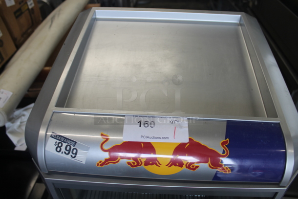 Red Bull RB-GDCT ECO LED Metal Commercial Mini Cooler Merchandiser on Stand. 115 Volts, 1 Phase. Tested and Working! - Image 5 of 8