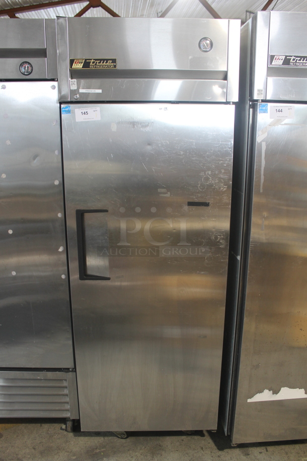 2015 True TG1R-1S Commercial Stainless Steel Single Door Reach In Cooler With Polycoated Shelves. 115V, 1 Phase. Tested and Working!
 - Image 1 of 5
