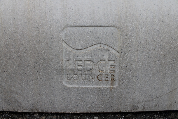 2 Tan Poly Ledge Lounger Chairs. 2 Times Your Bid! - Image 6 of 7