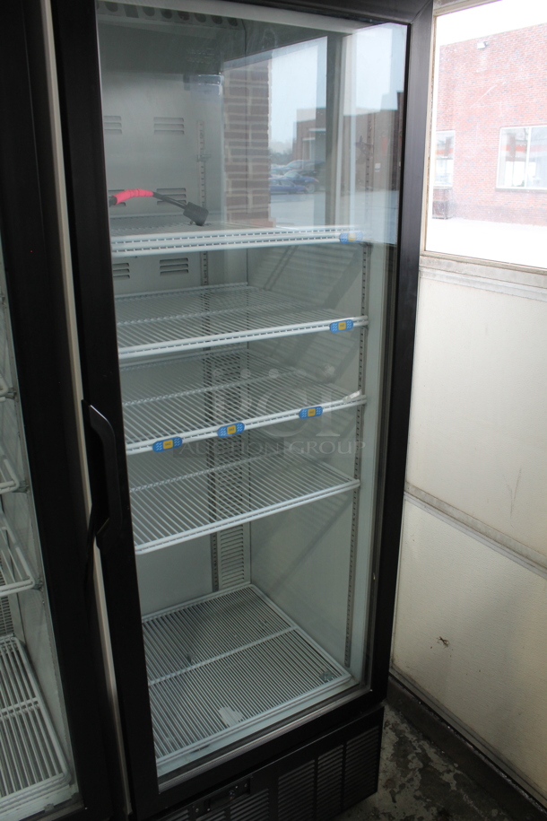 2019 Habco SE18HC Metal Commercial Single Door Reach In Cooler Merchandiser w/ Poly Coated Racks. 115 Volts, 1 Phase. Tested and Working! - Image 2 of 4
