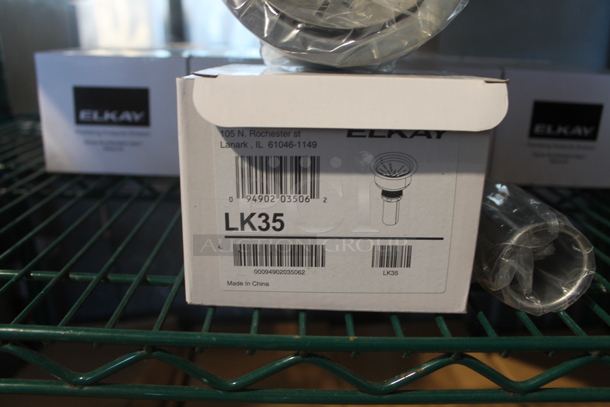 ALL ONE MONEY! Tier Lot of 9 BRAND NEW! Elkay LK35 Sink Drains - Image 10 of 12