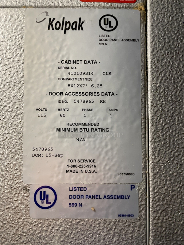 Arctic Air AF49 54" Two Solid Door Reach-In Freezer On Commercial Casters. Tested: Works Great!!  - Image 5 of 5